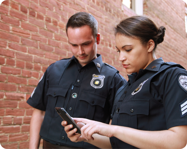 Facilities management team working in a commercial office space