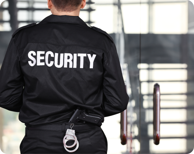 Facilities management team working in a commercial office space