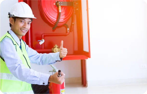 Can fire warden services be outsourced?