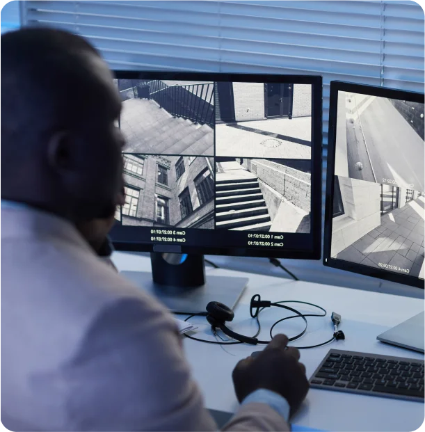Delivering warehouse security services that perform